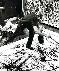 Jackson Pollock Photo Dancing and Painting
