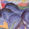 Large Blue Horses(1911)